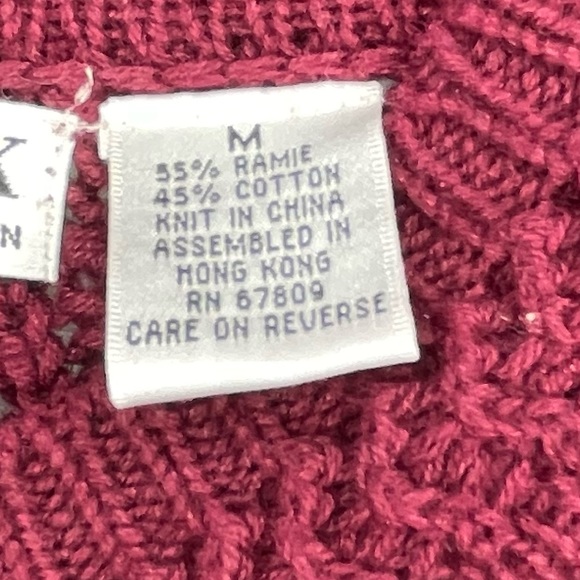 BASIX Fenn Wright & Manson Ramie Sweater Size M - Picture 4 of 5